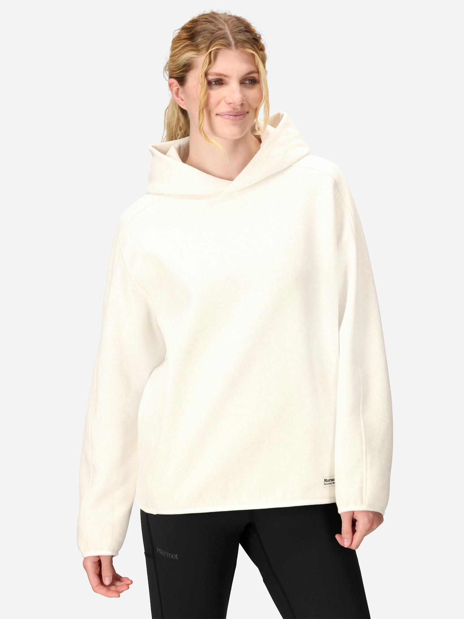 Marmot Women's Peak Cozy Hoody (Fall 2025) in Pearl Heather | Cotton