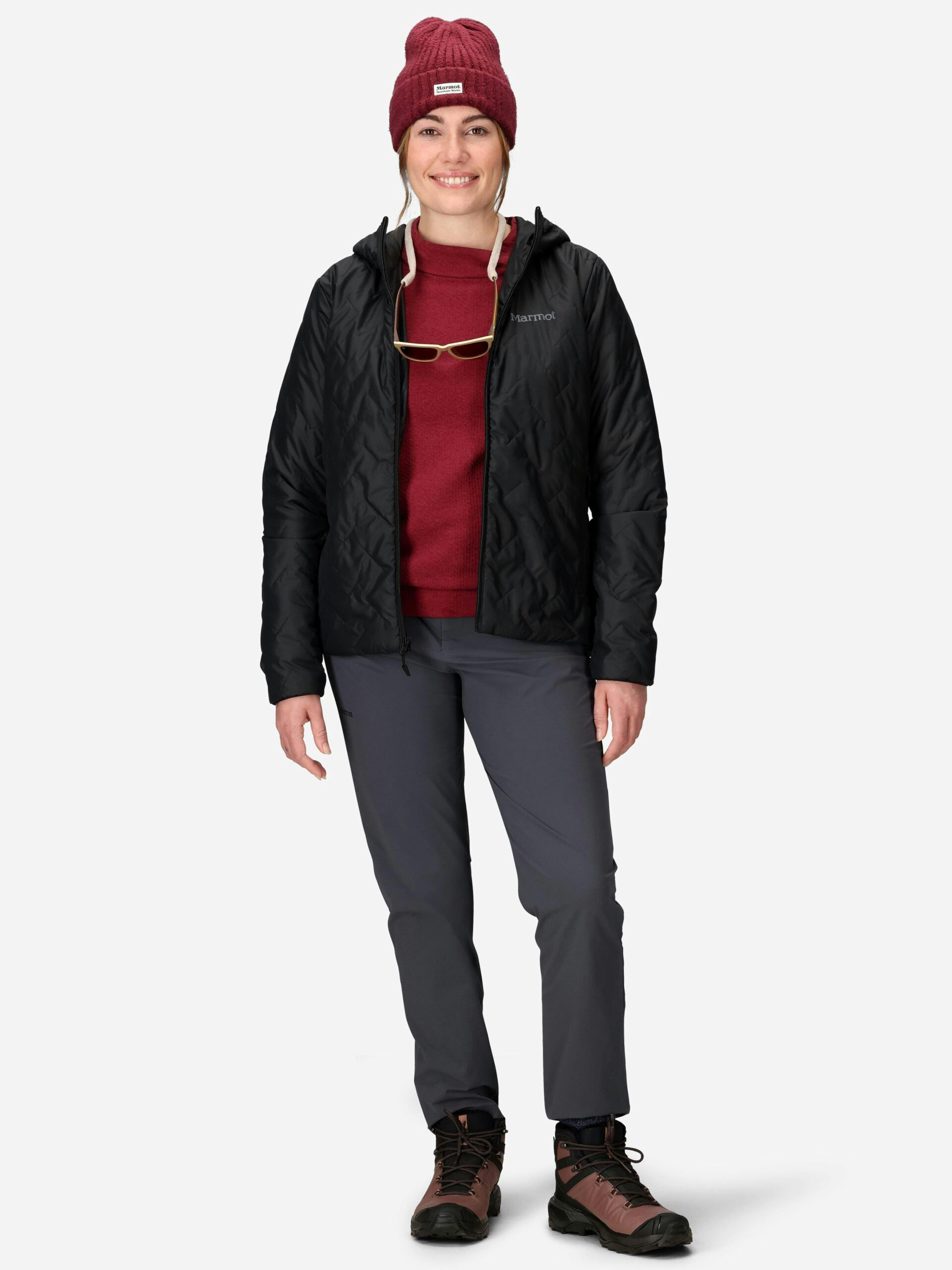 Marmot Women’s MonoQuilt PrimaLoft® Insulated Hoody in Black - Image 4
