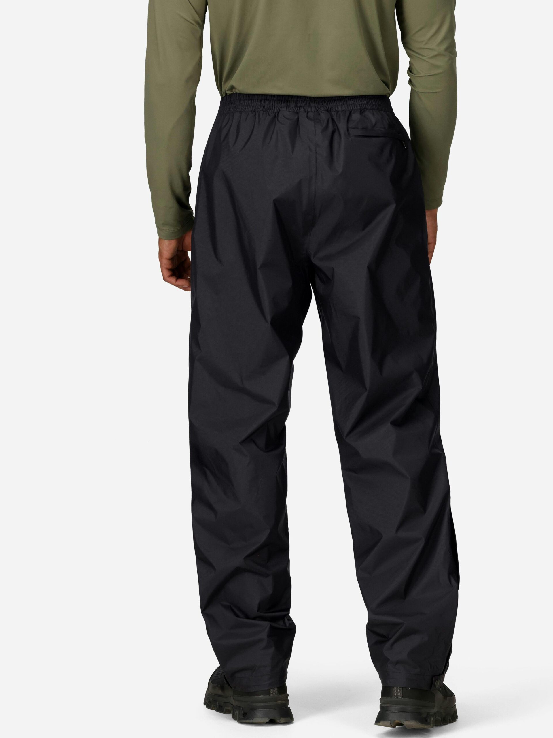 Marmot Men's PreCip® Eco Rain Pants in Black - Image 3
