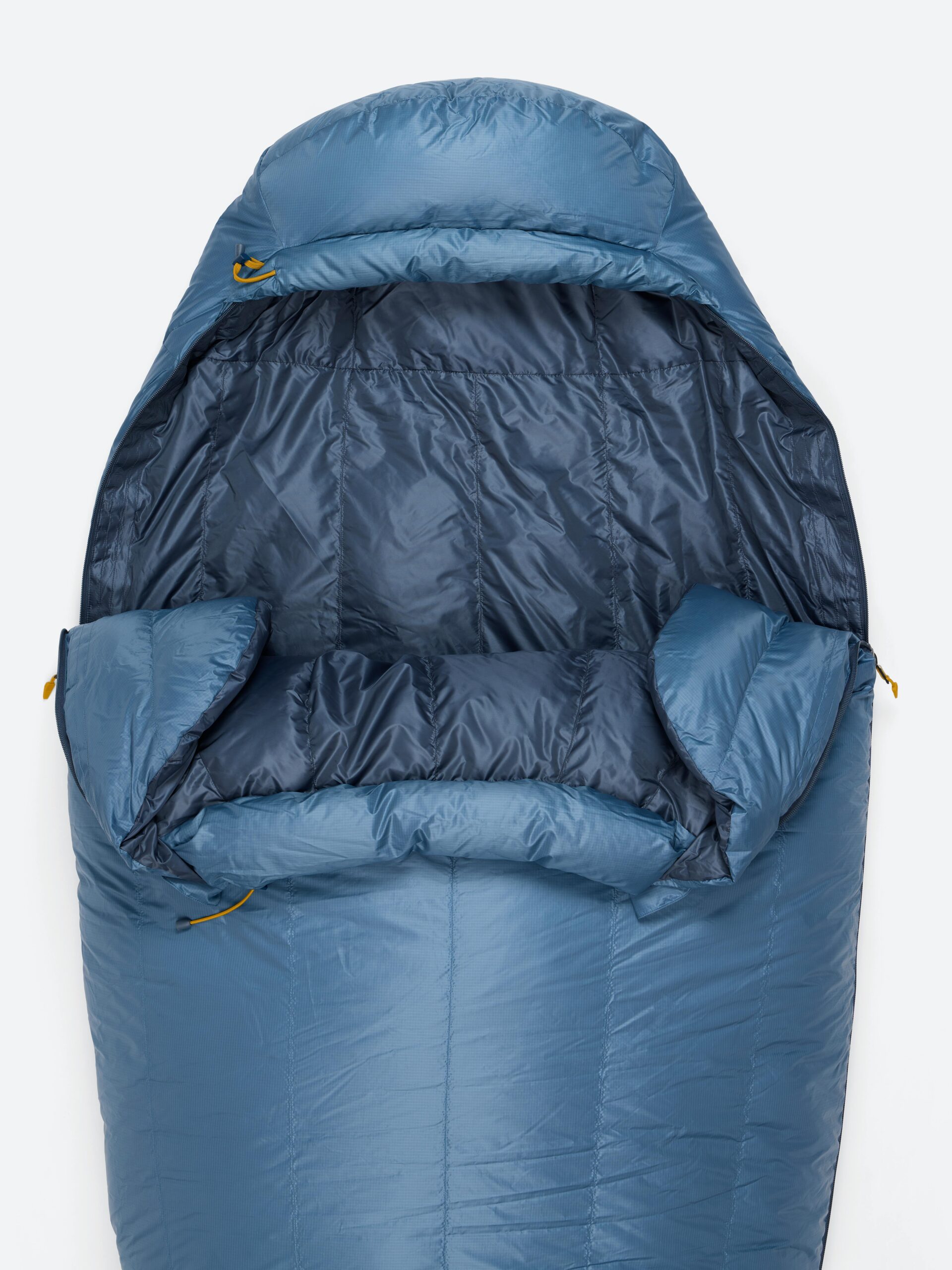 Marmot HiberNest Down 15° Sleeping Bag in Summer Storm/Thunderhead - Image 6