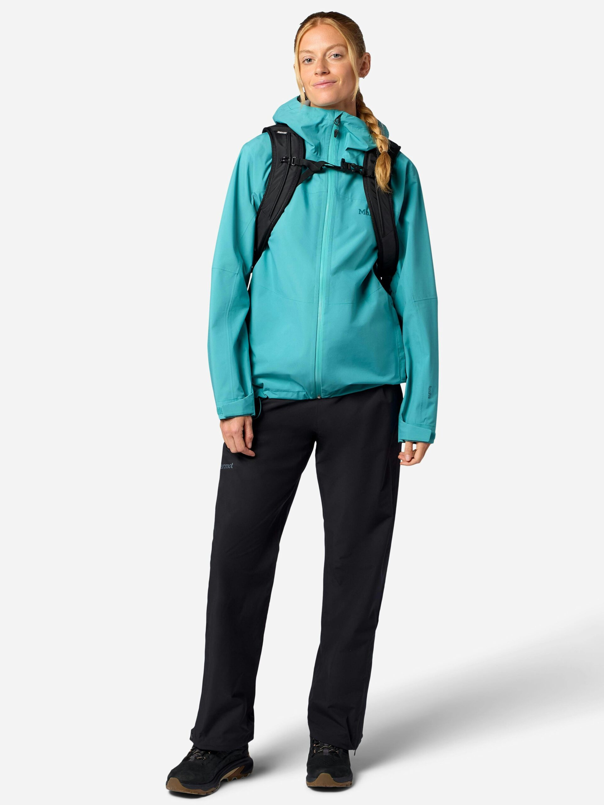 Marmot Women's PreCip® Evo Flex Rain Pants - Long in Black - Image 4