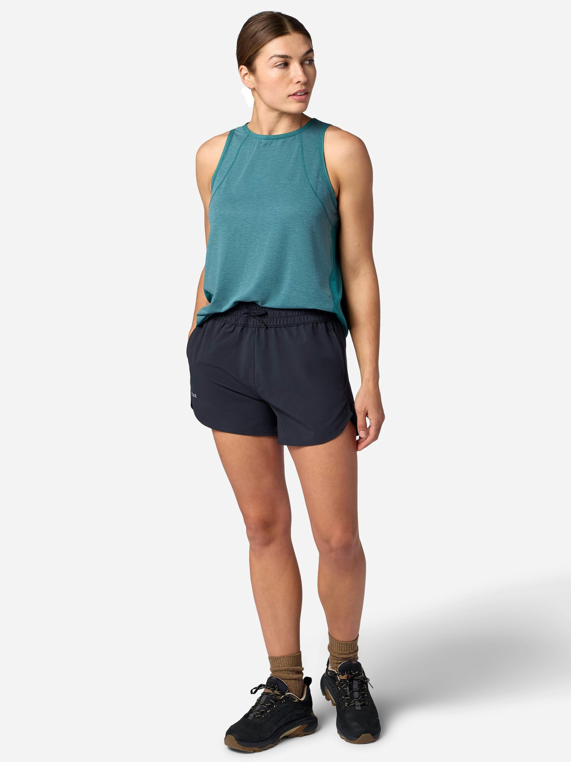 Marmot Women's Upbeat Active Short 4" in Black - Image 5