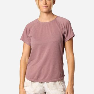 Marmot Women's Uptrail Active Short-Sleeve Shirt (Spring 2026) in Light Mauve