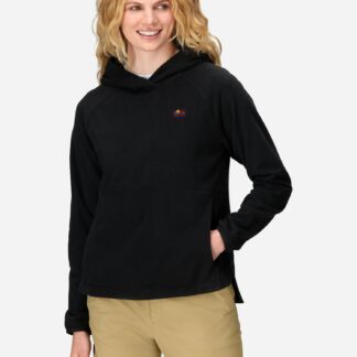 Marmot Women's Flagstone Ultra Soft Fleece Pullover Hoody (Fall 2025) in Black