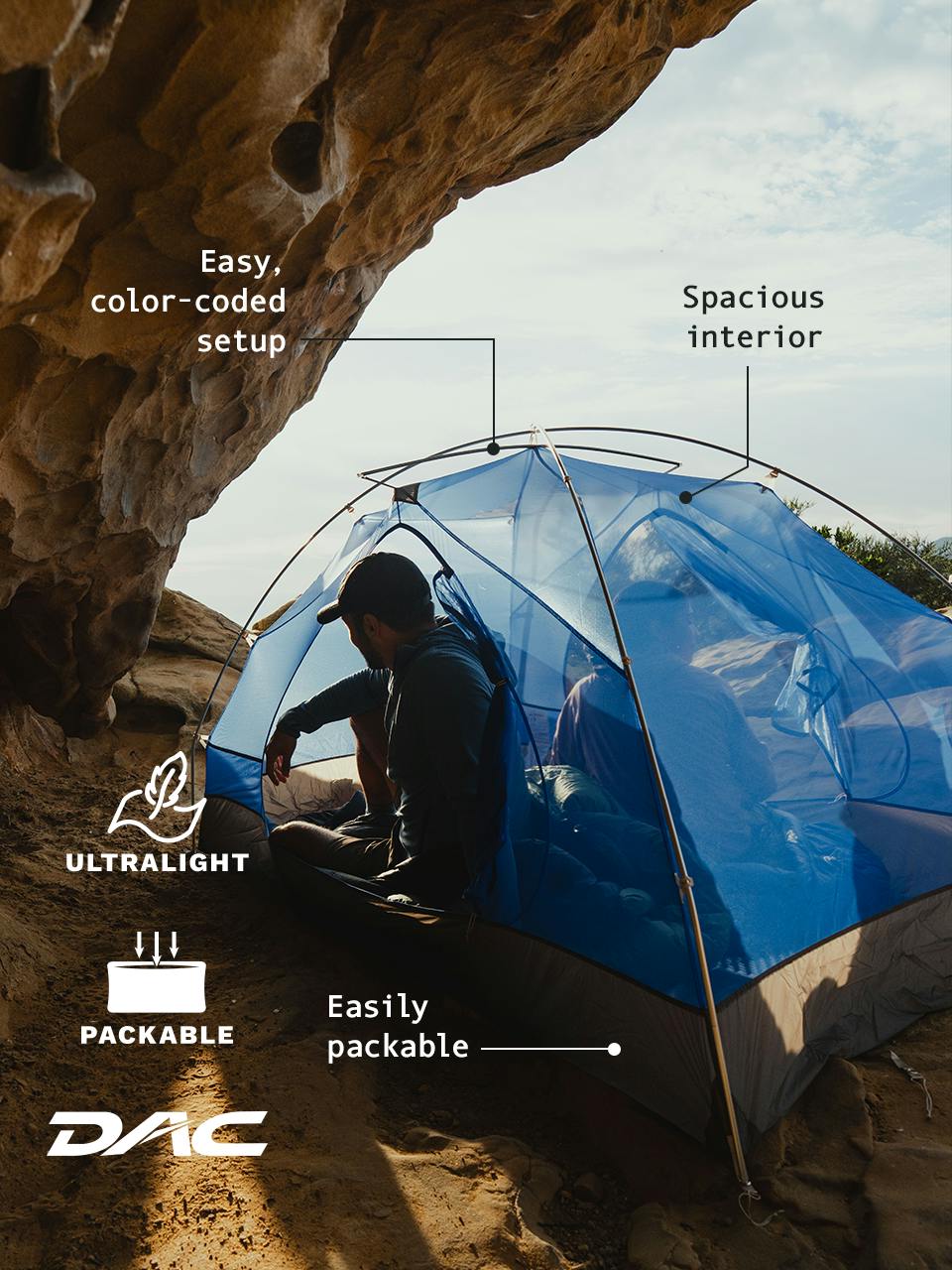 Marmot Tungsten 4-Person Tent in Foliage/Dark Azure - Image 3