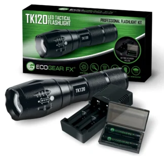 TK120 Complete LED Tactical Flashlight Kit