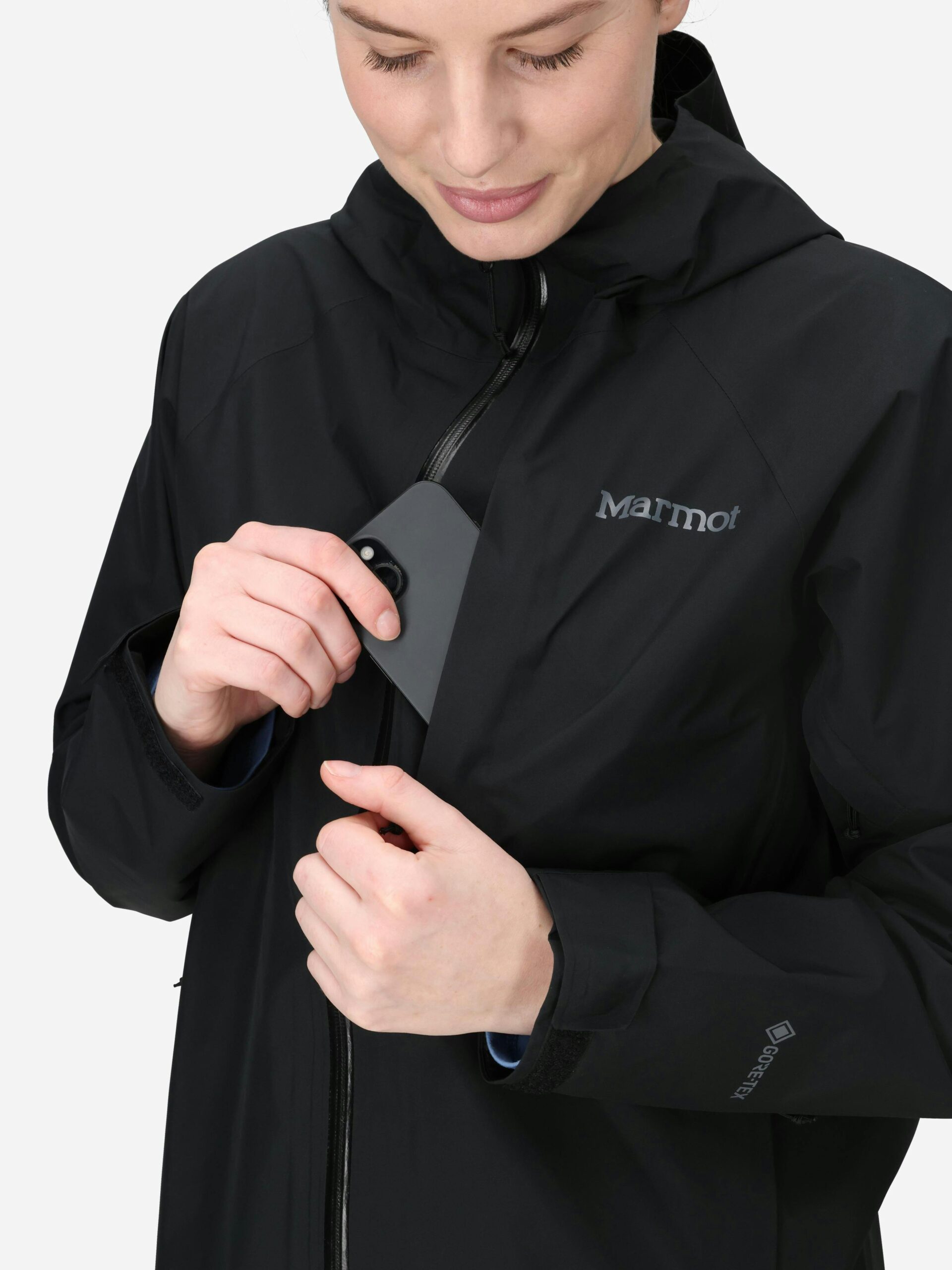 Marmot Women's Waypoint GORE-TEX® Rain Jacket in Black - Image 5