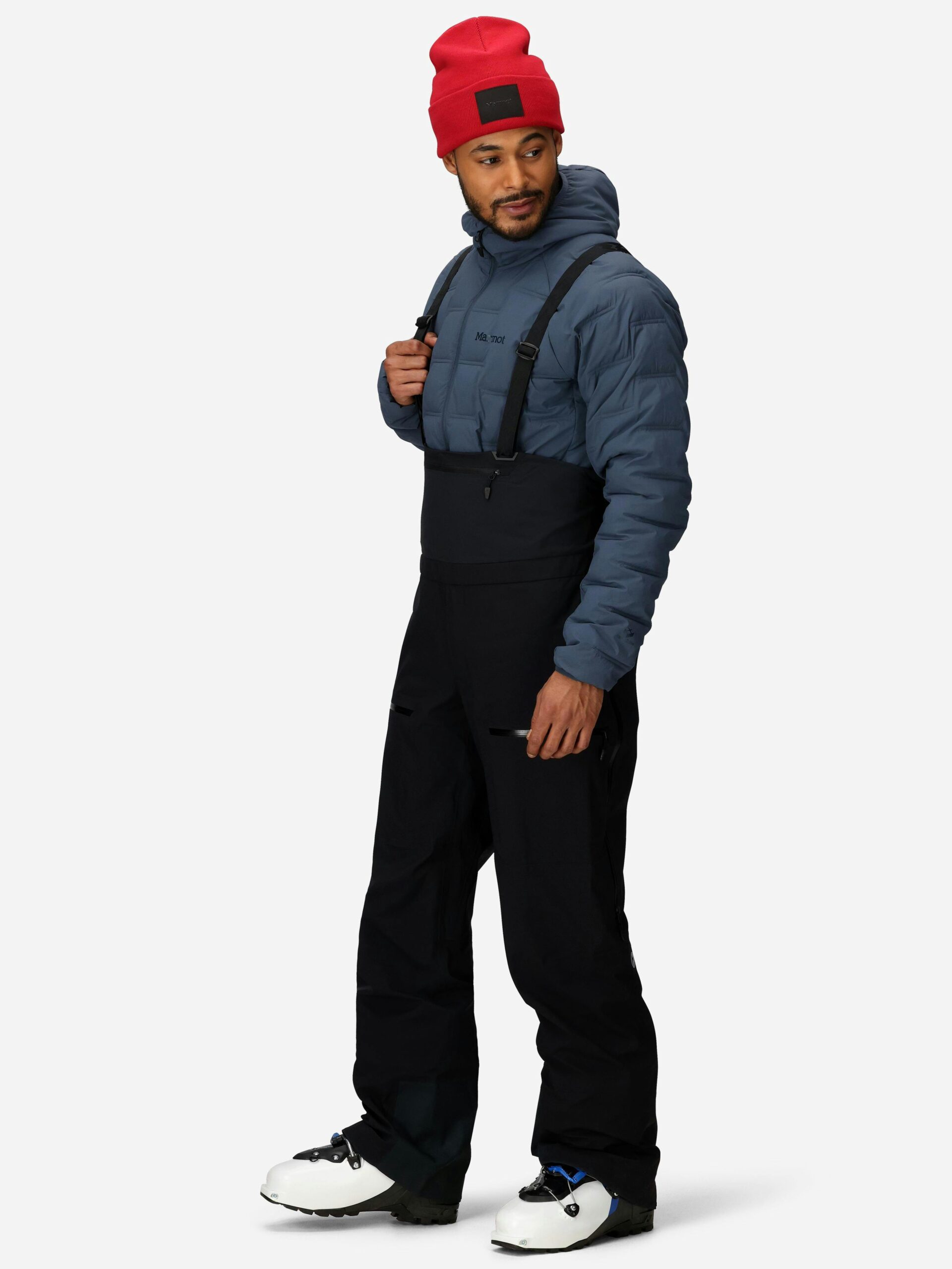 Marmot Solitude UL Bio 1/4 Bib (Fall 2025) in Black - Image 4
