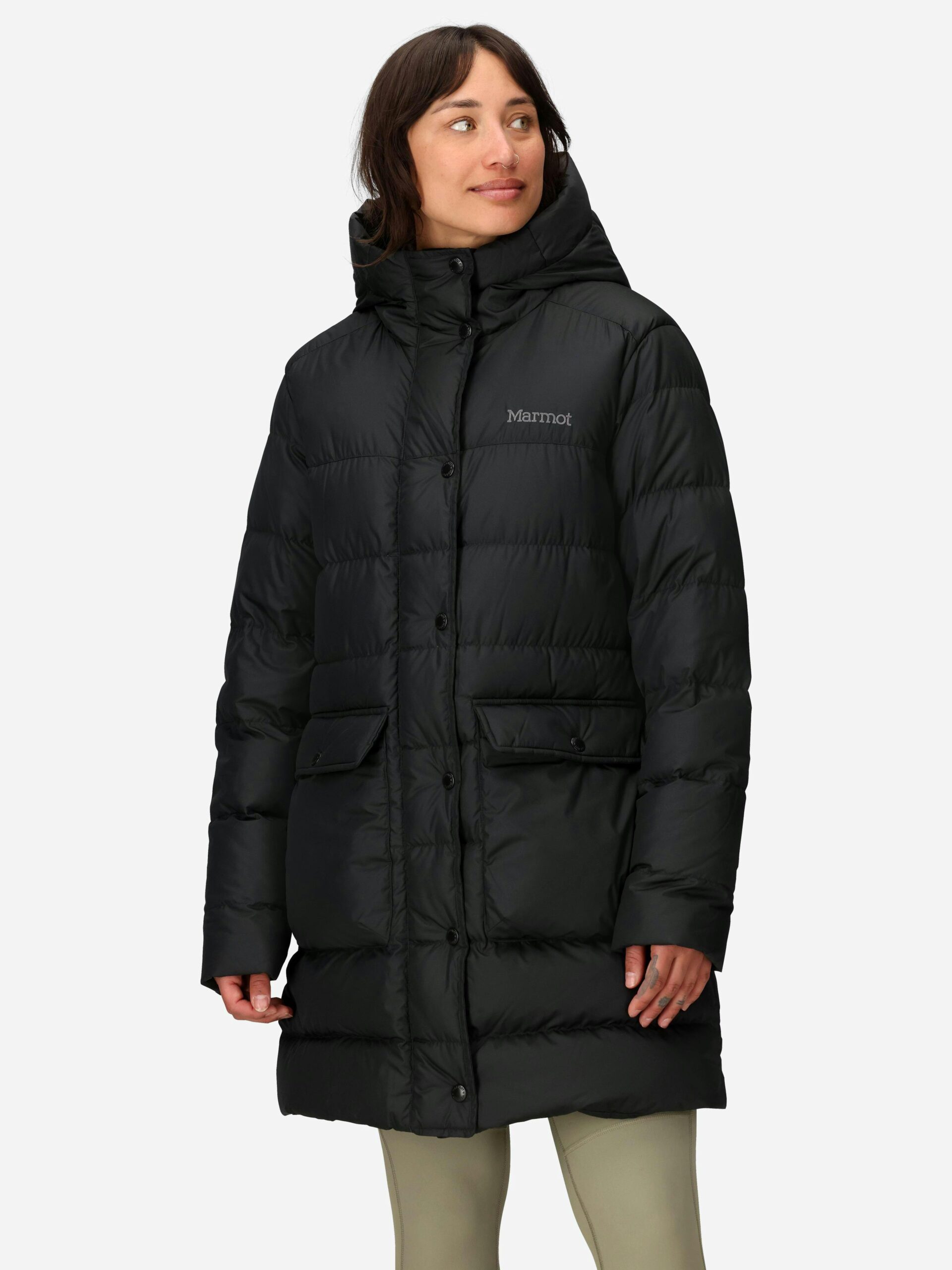Marmot Women's Strollbridge Down Parka Jacket in Black - Image 3
