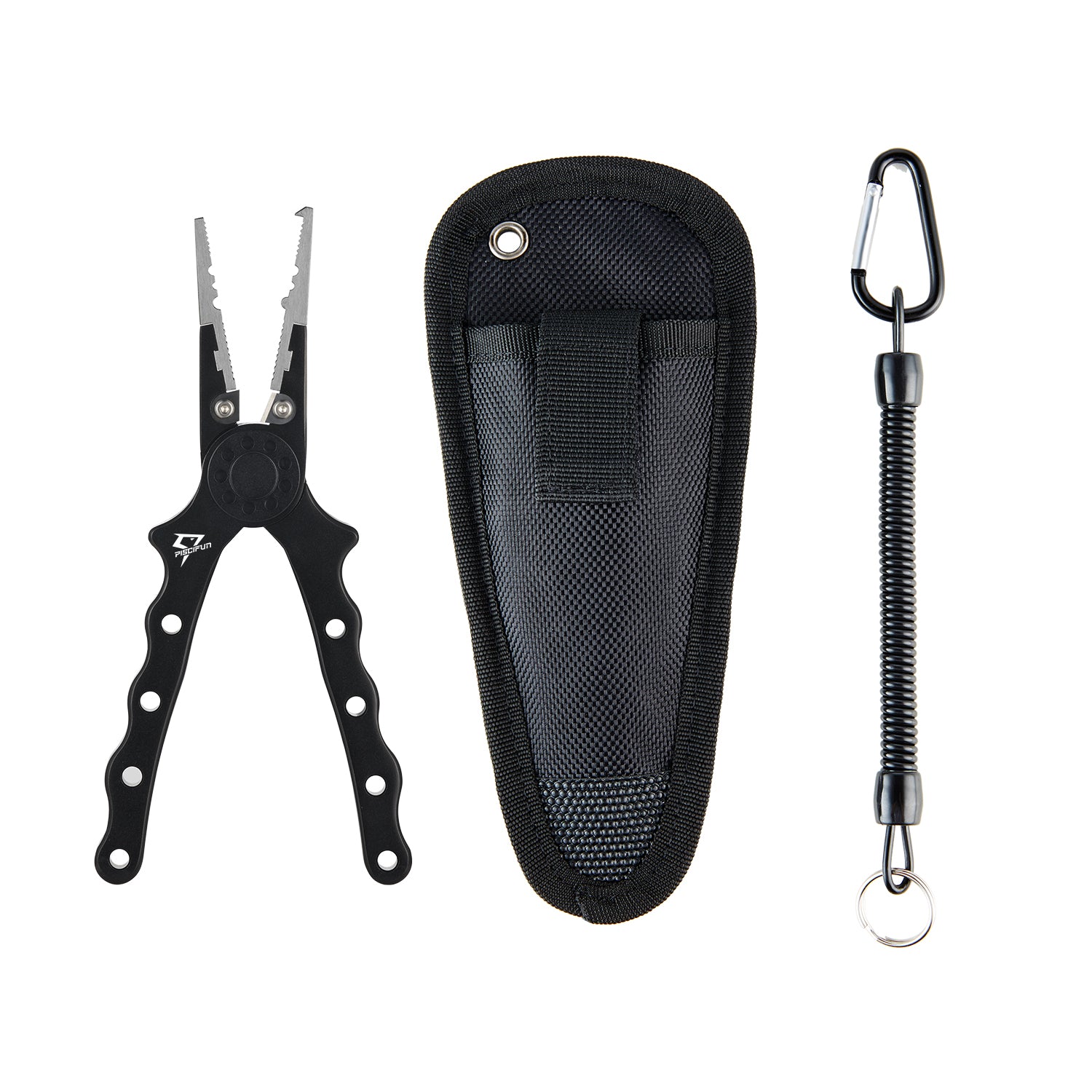 Flash Sale Piscifun® Ⅲ Aluminum Fishing Pliers - Bl