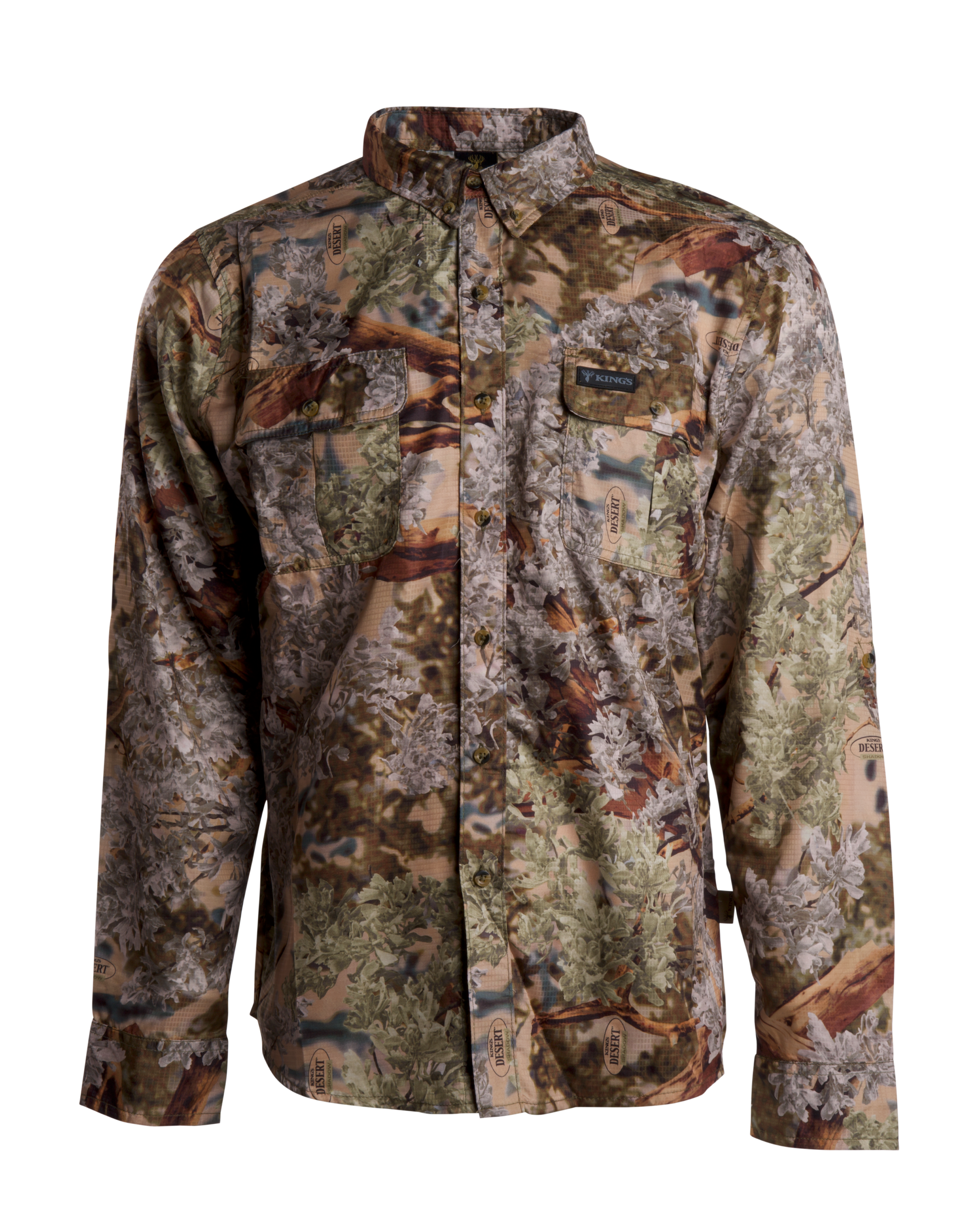 Hunter Safari Long Sleeve Shirt - Desert Shadow / 3XL
