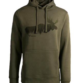 kings moose hoodie - Olive Night / 2XL
